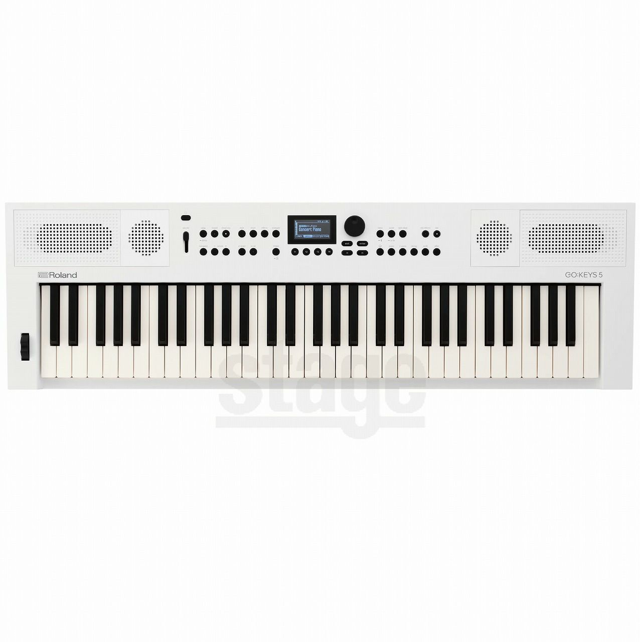 oland GO:KEYS 5 WH(ホワイト)＋ 専用譜面台MRGKS3/5 付セット