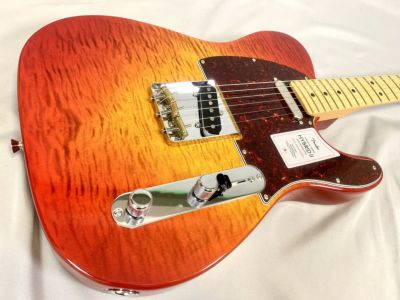Minsine テレキャスタータイプ エレキギター‼️ オレンジ色‼️ Fender フェンダー Player II Telecaster MN Coral Red エレキ
