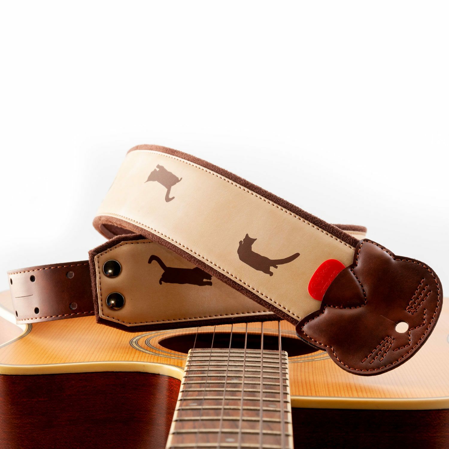 RightOn!STRAPSYOJINEKOCAFELATTEBROWNライトオンストラップカフェラテブラウンネコ