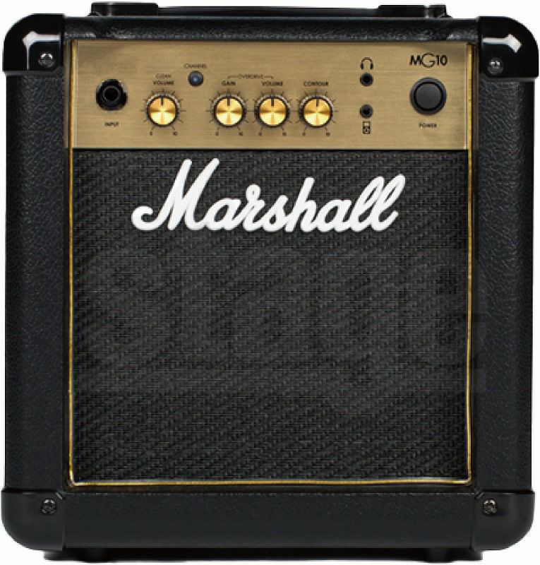 MarshallMG10GOLDマーシャルギターアンプ10Wゴールドパネル【Stage-RakutenGuitarAccessory】家庭用自宅練習に！