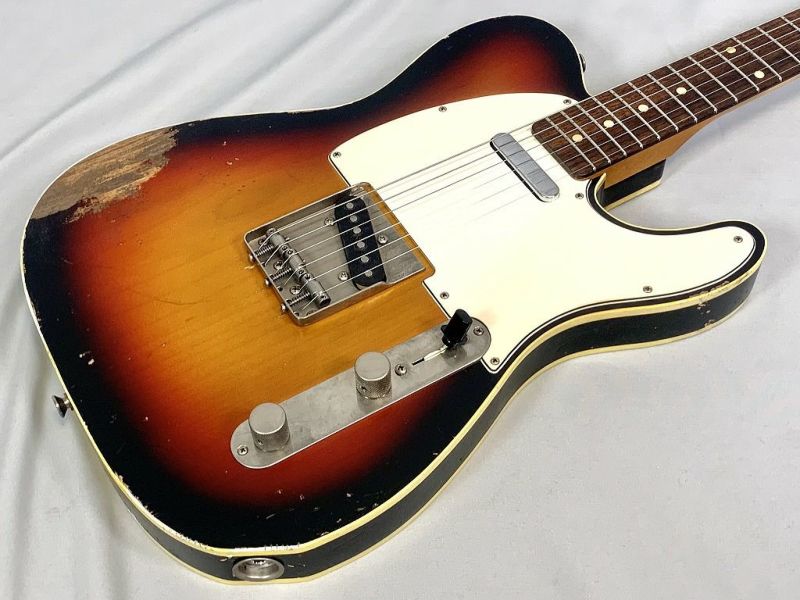 美品 テレキャスター Calja CJT-60DB 3TS カルジャ エレキギター テレキャスター サン
