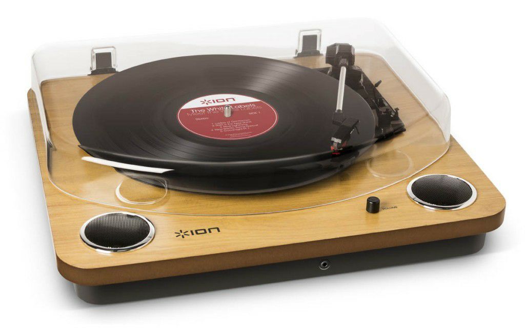 IONAUDIOMAXLPスピーカー付きレコードプレーヤー【店頭受取対応商品】