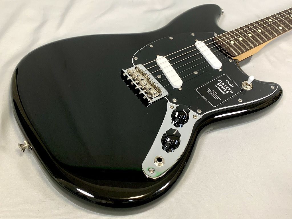 FenderPlayerIIMustang®BlackRosewoodFingerboardフェンダープレイヤー2ムスタングブラック【StageGuitar】エレキギター黒