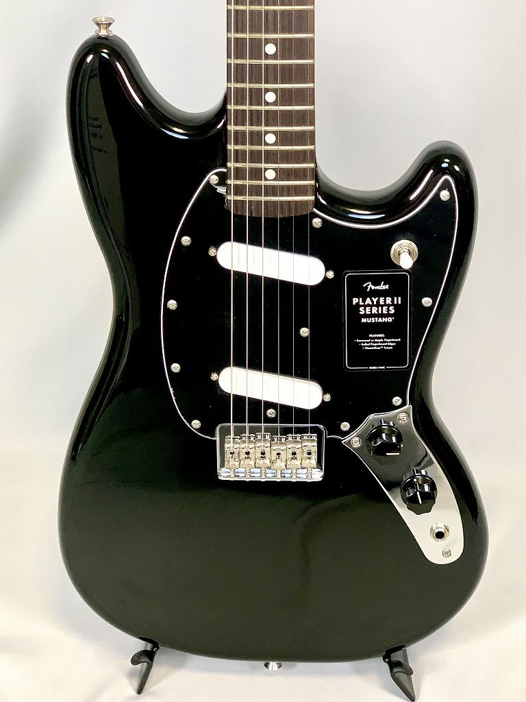 FenderPlayerIIMustang®BlackRosewoodFingerboardフェンダープレイヤー2ムスタングブラック【StageGuitar】エレキギター黒