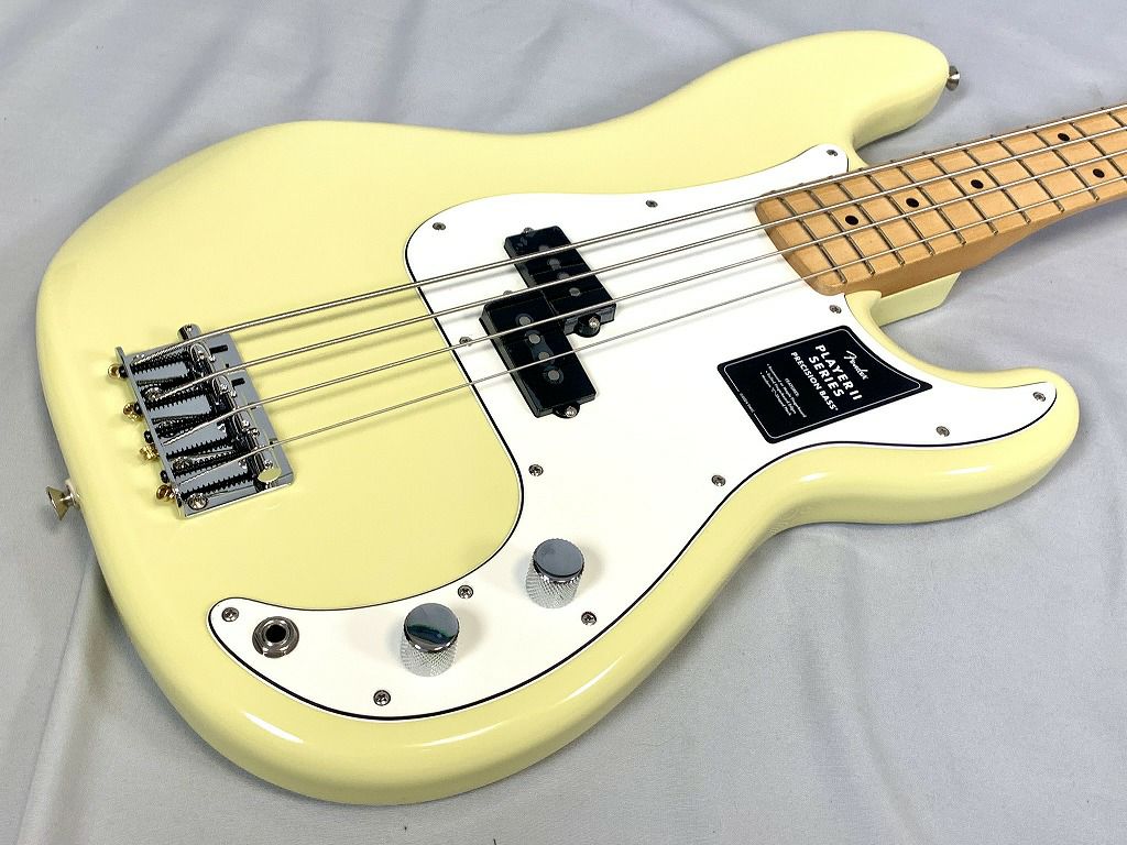 FenderPlayerIIPrecisionBass®HialeahYellowMapleFingerboardフェンダープレシジョンベースプレイヤー2ハイアリアイエロー【StageBass】エレキベース黄