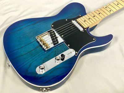 FGN Neo Classic NTE100MAH-SBB See-Thru Blue BurstFUJIGEN フジゲン 富士弦 エレキギター 国産  日本製 テレキャスター シースルーブルー | JEUGIA