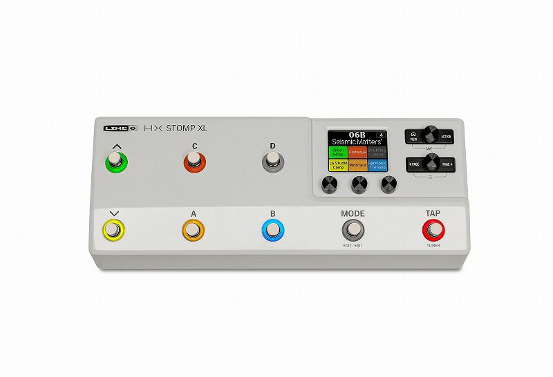 Line6 HX Stomp XL Limited Edition Whiteライン6 アンプ/エフェクト・プロセッサー マルチエフェクター 限定モデル 限定カラー ホワイト 白