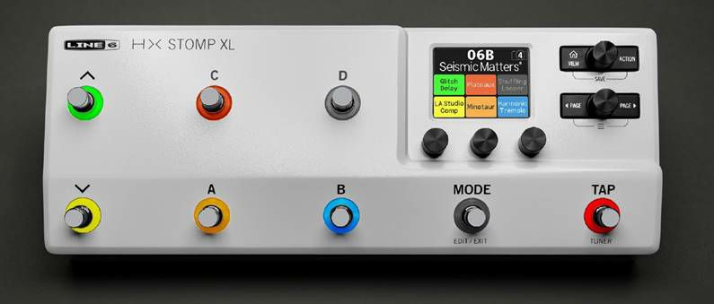 Line6 HX Stomp XL Limited Edition Whiteライン6 アンプ/エフェクト・プロセッサー マルチエフェクター 限定モデル 限定カラー ホワイト 白