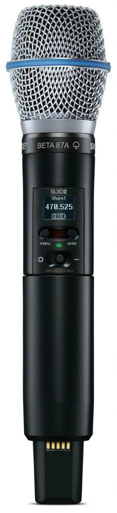 SHURESLXD2/B87A=-JBBeta®87Aマイクヘッド付きハンドヘルド型送信機