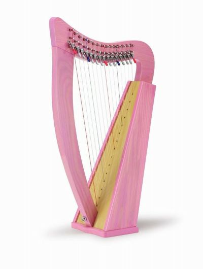 クリスハープ マカロンピンク GINZA JUJIYA Chris Harp (マカロンピンク) 15弦レバーハープ