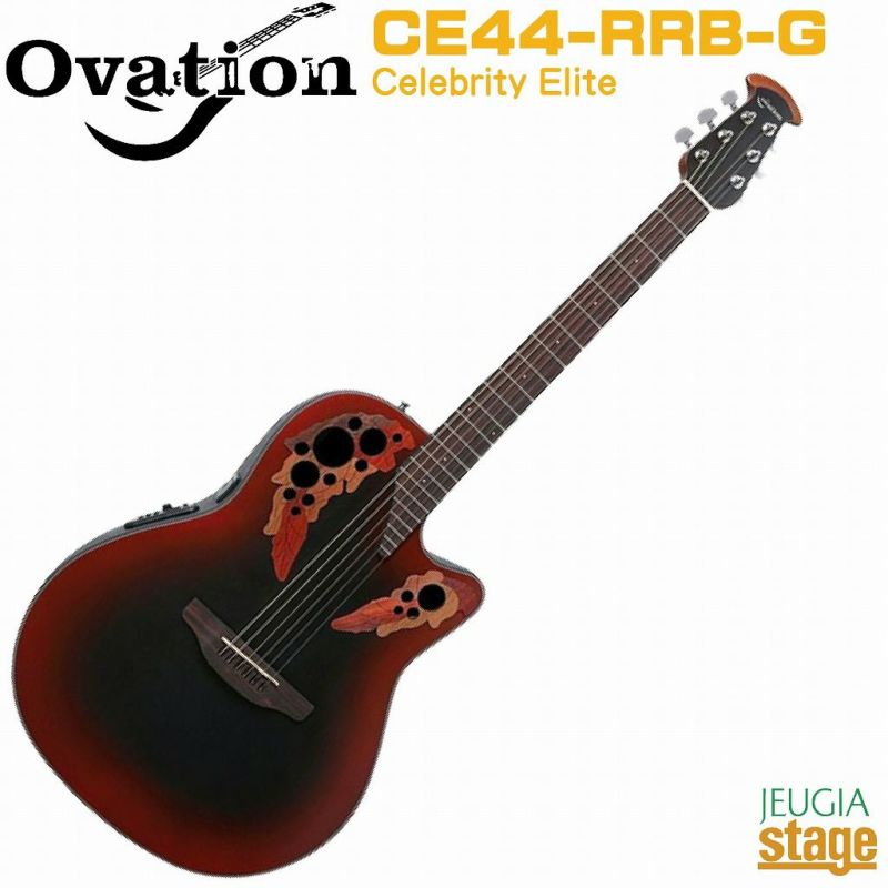 Acoustic Guitar Ovation Celebrity Elite CE44-RRB - Reverse Red