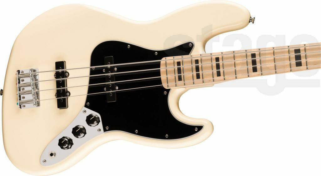 SquierAffinitySeries®ActiveJazzBass®,MapleFingerboard,BlackPickguard,OlympicWhite