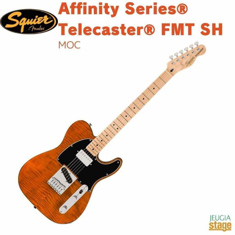 SquierAffinitySeries&#174;Telecaster&#174;FMTSH,MapleFingerboard,BlackPickguard,Mocha