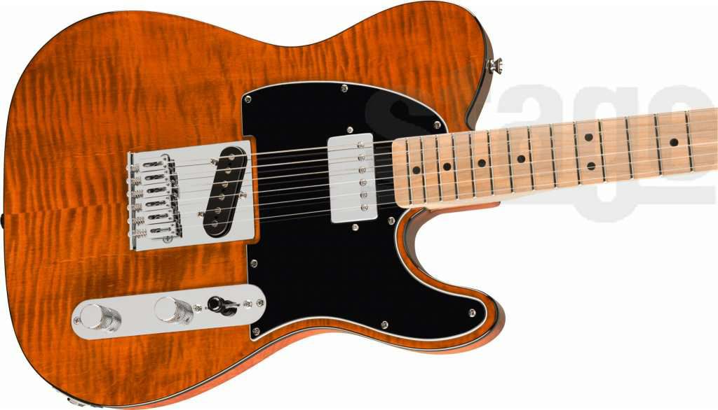 SquierAffinitySeries®Telecaster®FMTSH,MapleFingerboard,BlackPickguard,Mocha