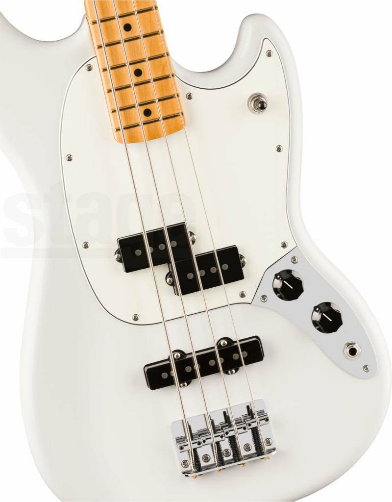 【限定生産】FenderPlayerIIMustang®BassPJ,MapleFingerboard,PolarWhite【LimitedStock】
