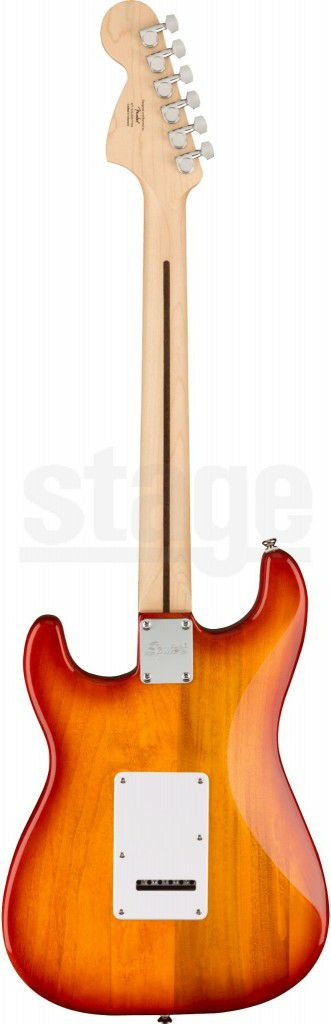 SquireAffinitySeries®Stratocaster®FMTHSS,MapleFingerboard,WhitePickguard,SiennaSunburst