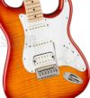 SquireAffinitySeries&#174;Stratocaster&#174;FMTHSS,MapleFingerboard,WhitePickguard,SiennaSunburst