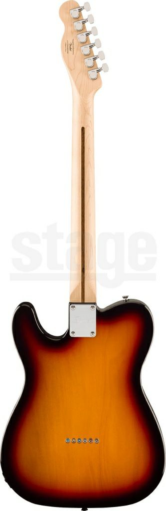 SquireAffinitySeries®Telecaster®Thinline,MapleFingerboard,WhitePickguard,3-ColorSunburst