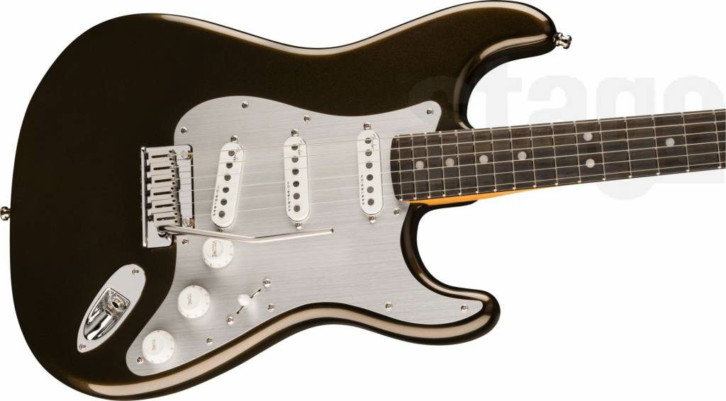 Fender American Ultra II Stratocaster®, Ebony Fingerboard, Texas Tea, Texas Tea
