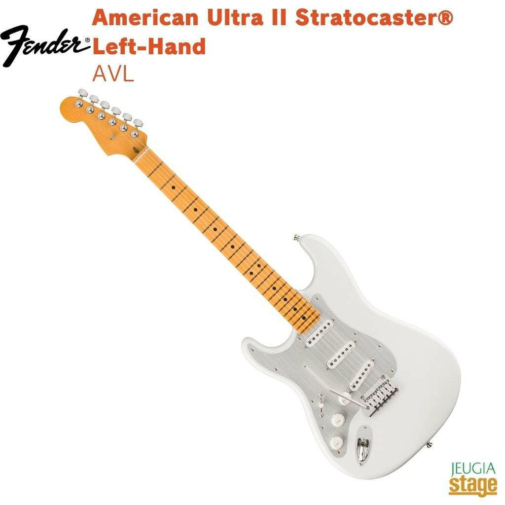 【限定生産】FenderAmericanUltraIIStratocaster®Left-Hand,MapleFingerboard,Avalanche【LimitedStock】