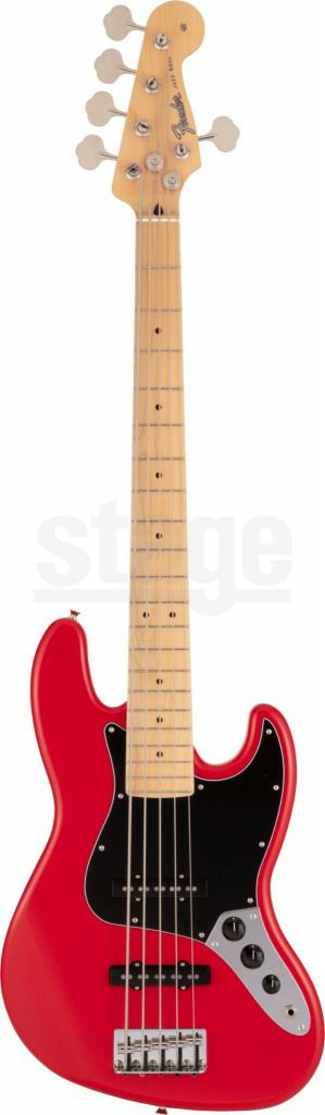 FenderMadeinJapanHybridIIJazzBass®V,MapleFingerboard,ModenaRed