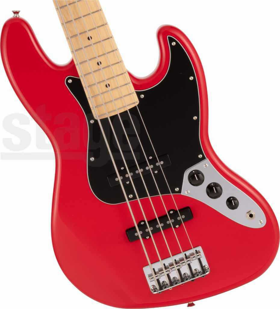 FenderMadeinJapanHybridIIJazzBass®V,MapleFingerboard,ModenaRed