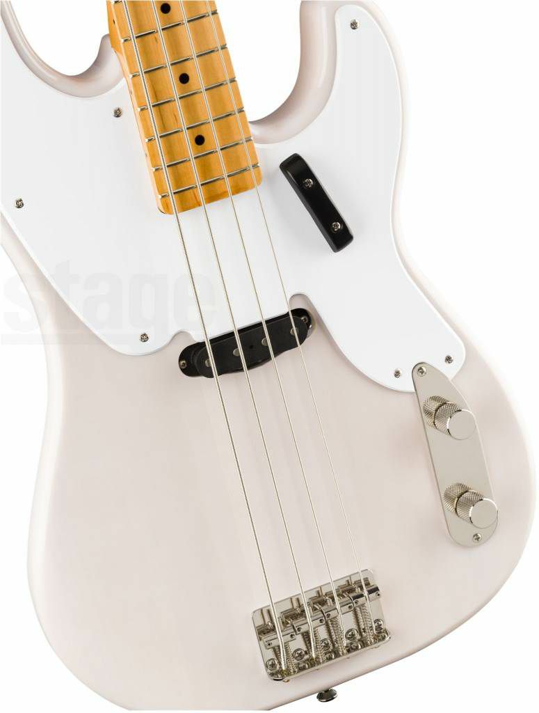 SquierbyFenderClassicVibe'50sPrecisionBass®,MapleFingerboard,WhiteBlonde