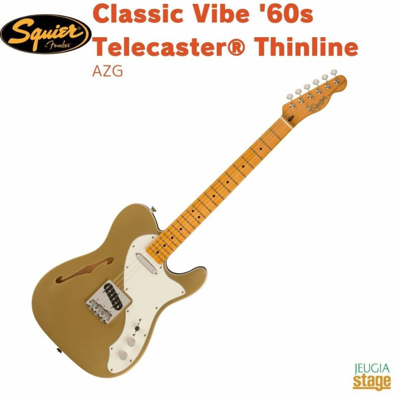SquireAffinitySeries&#174;Telecaster&#174;Thinline,MapleFingerboard,WhitePickguard,3-ColorSunburst