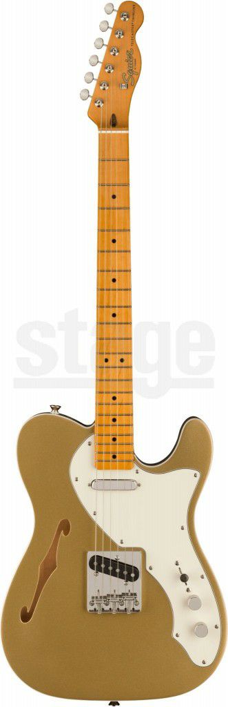 SquireAffinitySeries®Telecaster®Thinline,MapleFingerboard,WhitePickguard,3-ColorSunburst