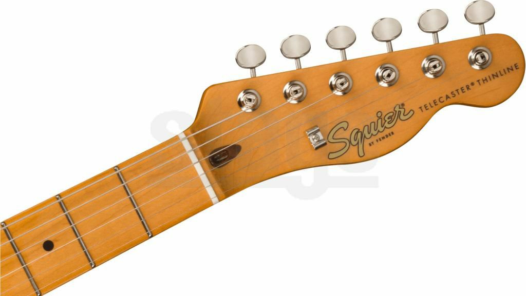 SquireAffinitySeries®Telecaster®Thinline,MapleFingerboard,WhitePickguard,3-ColorSunburst