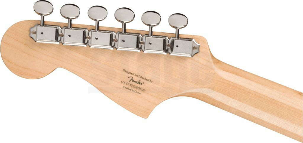 SquireParanormalStrat-O-Sonic,LaurelFingerboard,BlackPickguard,CrimsonRedTransparent