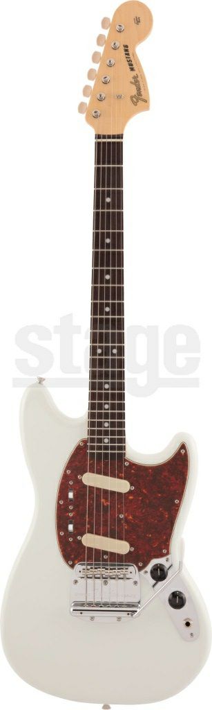 FenderMadeinJapanTraditional60sMustang®,RosewoodFingerboard,OlympicWhite