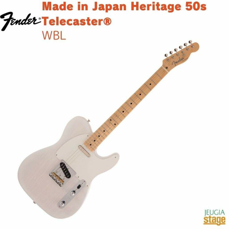 FenderMadeinJapanHeritage50sTelecaster&#174;,MapleFingerboard,WhiteBlonde
