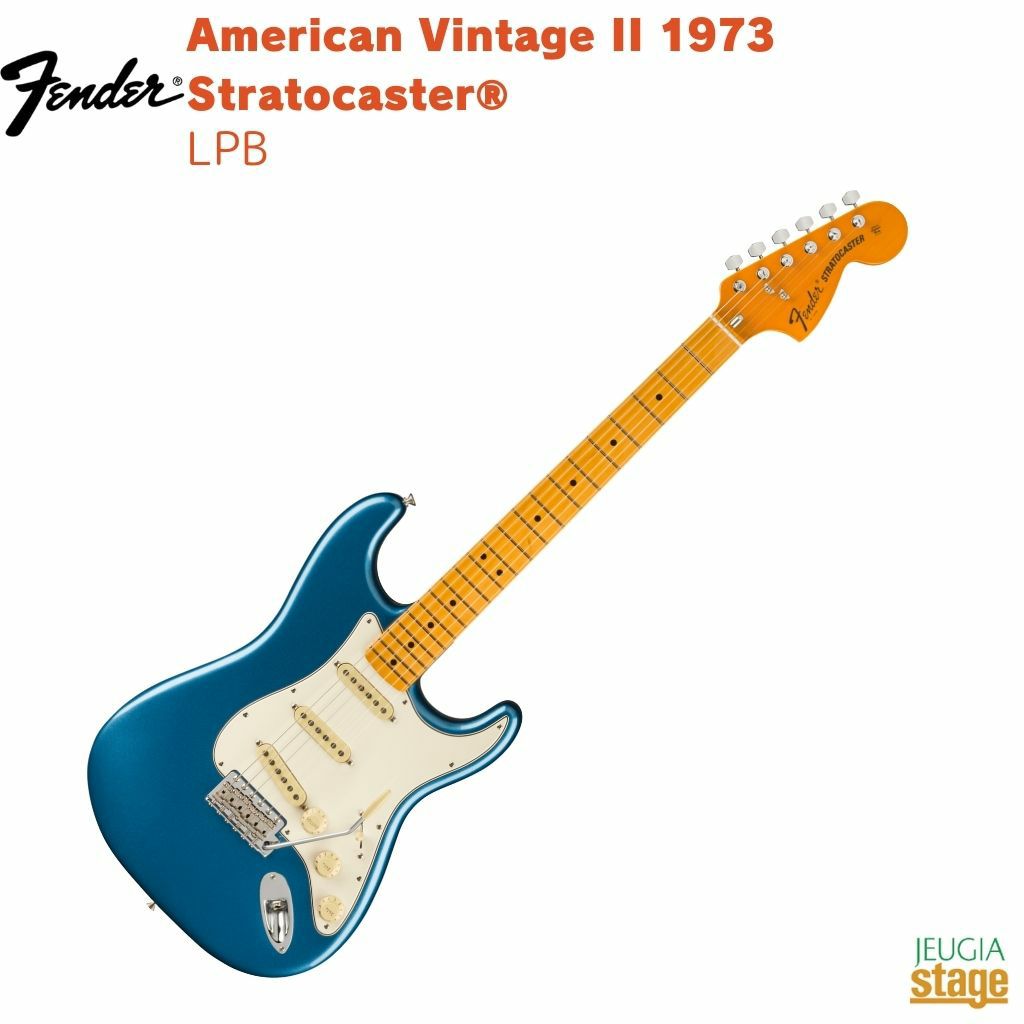【限定生産】AmericanVintageII1973Stratocaster®,MapleFingerboard,LakePlacidBlue【LimitedStock】