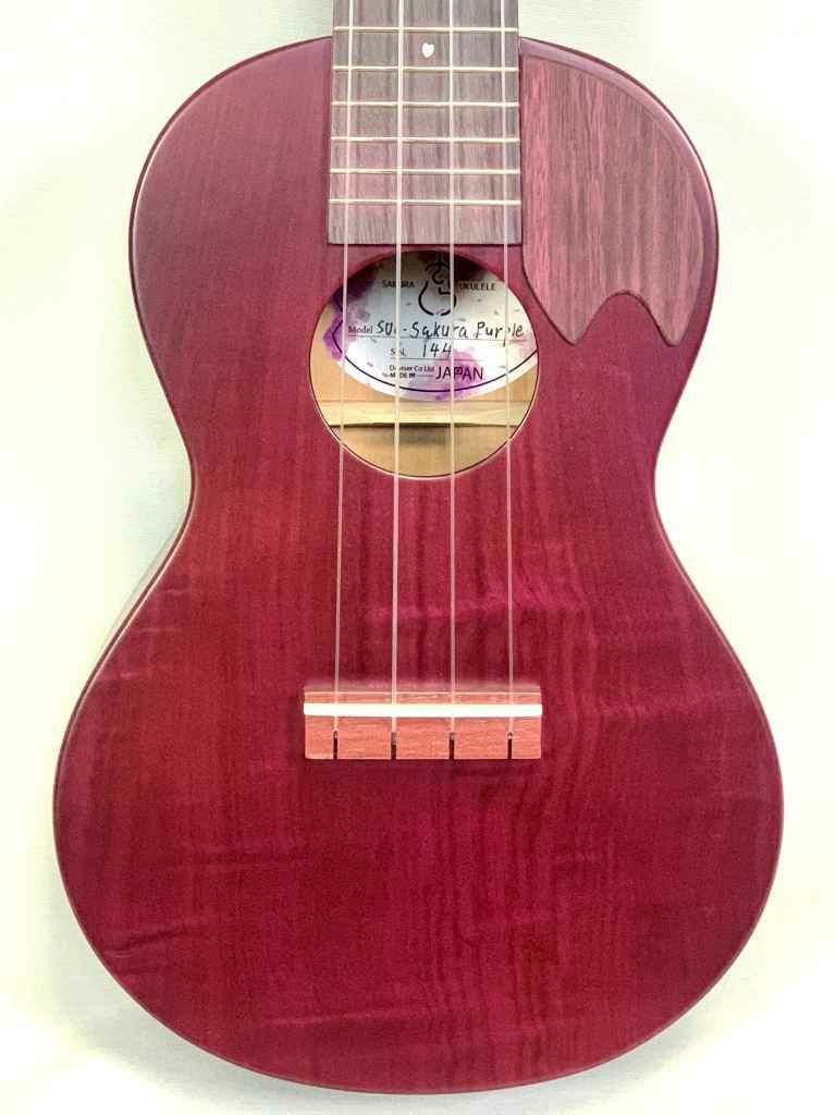 DeviserSAKURAUKULELESUC-SAKURAPURPLEディバイザーさくらウクレレコンサートウクレレ【StageUkulele】桜日本製国産
