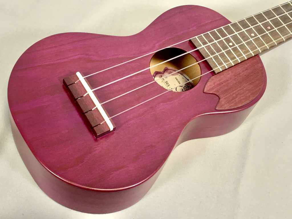 DeviserSAKURAUKULELESUC-SAKURAPURPLEディバイザーさくらウクレレソプラノウクレレ【StageUkulele】桜日本製国産