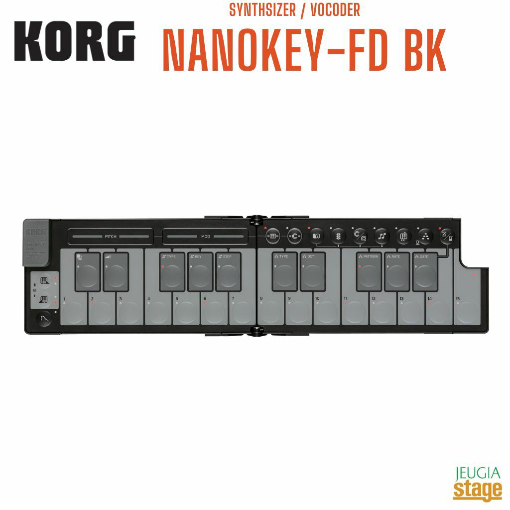 KORG nanoKEY Fold BKNANOKEY-FD BK (Black)
