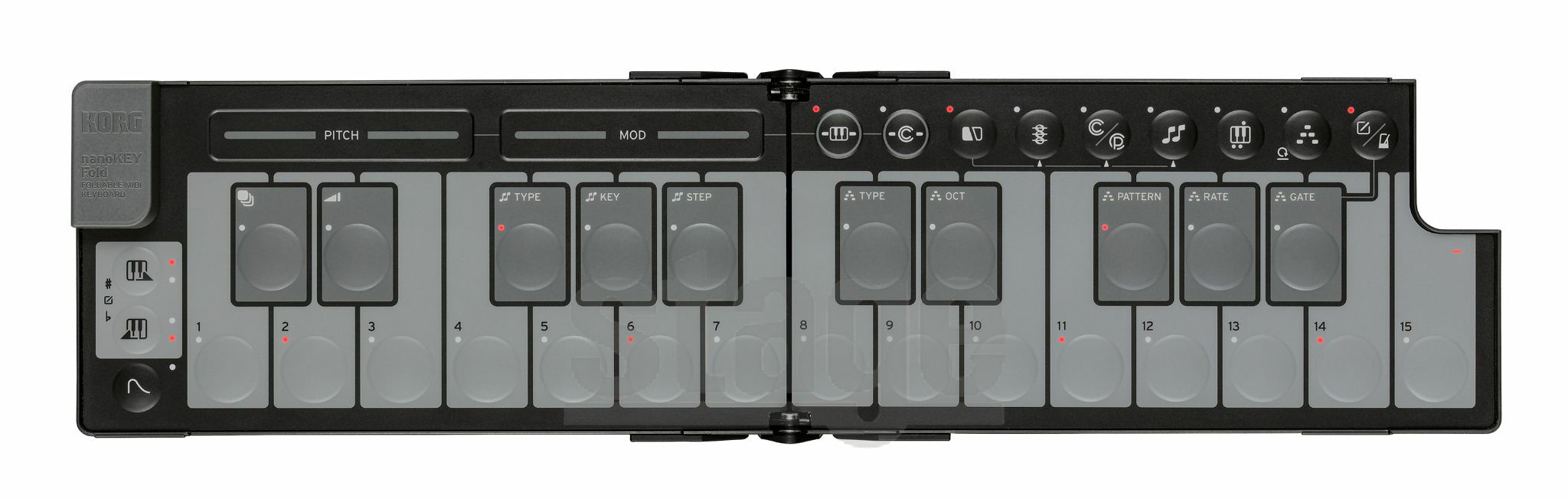 KORG nanoKEY Fold BKNANOKEY-FD BK (Black)