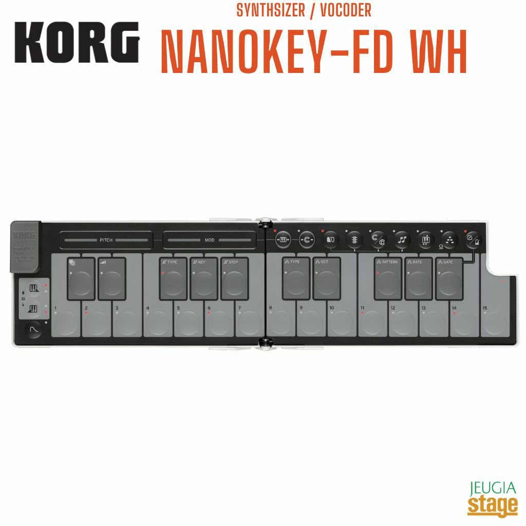 KORG nanoKEY Fold WHNANOKEY-FD WH (White)
