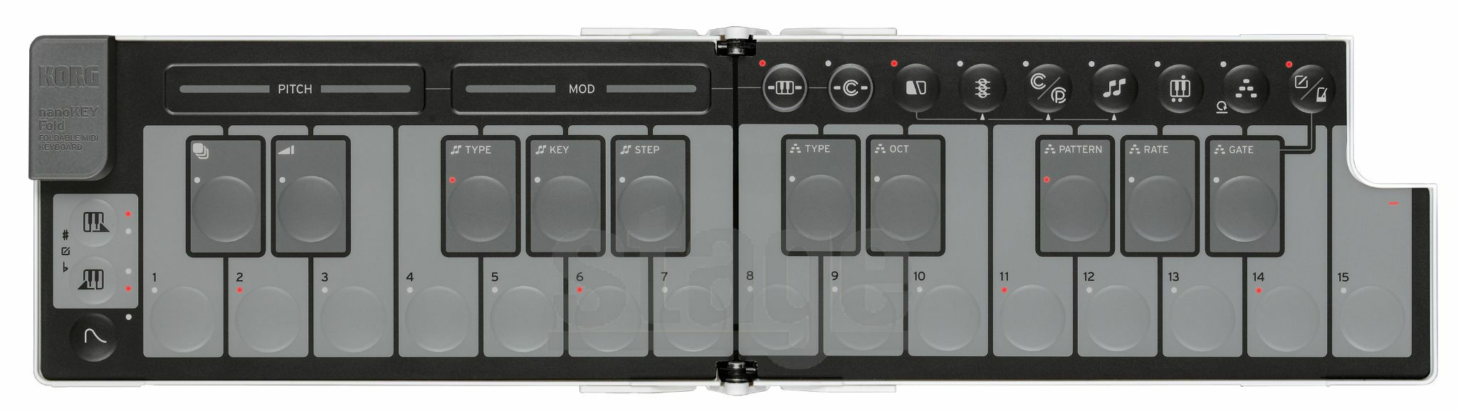 KORG nanoKEY Fold WHNANOKEY-FD WH (White)