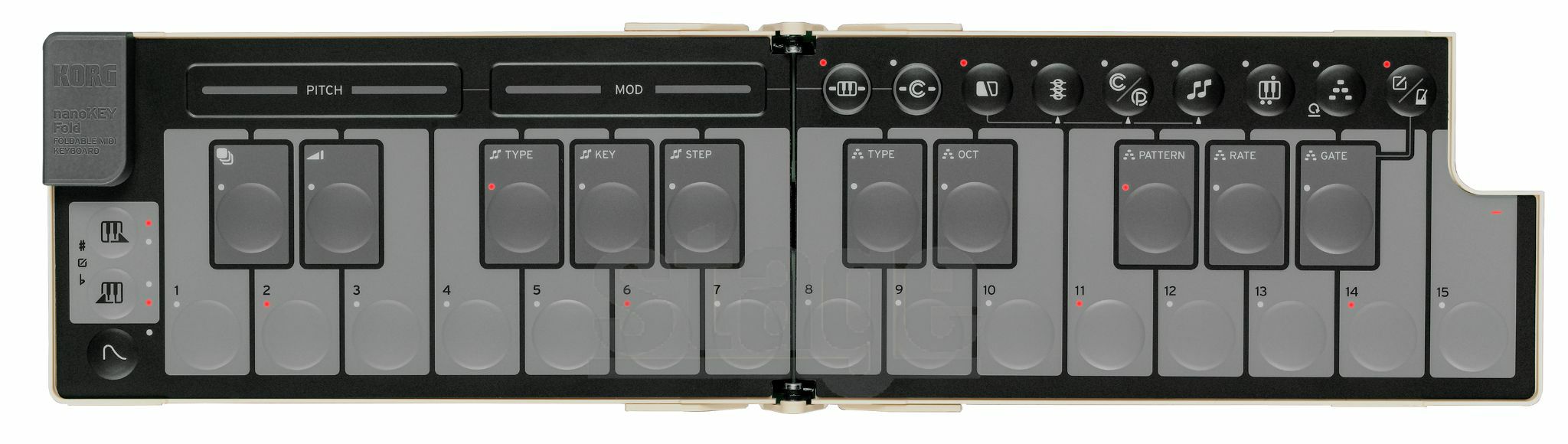 KORG nanoKEY Fold SBNANOKEY-FD SB (Sand Beige)