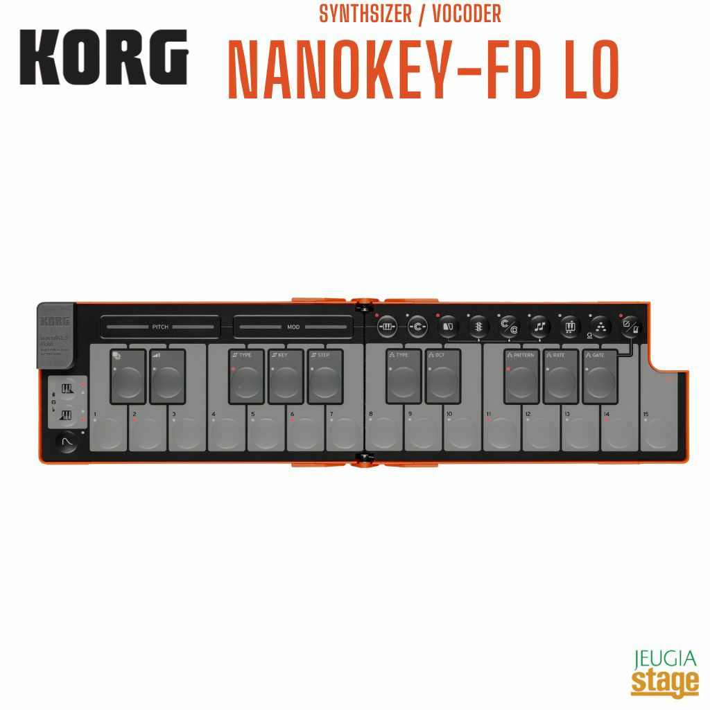 KORG nanoKEY Fold LONANOKEY-FD LO (Lava Orange)