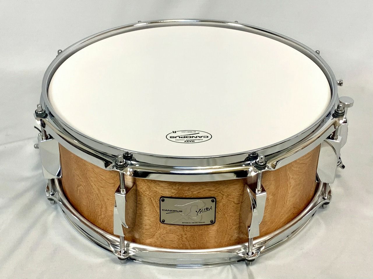 【先着Tシャツプレゼント付き】CANOPUS YAIBA2 JSB-1455 Antique Natural Matt LQ Birch 5.5x14 Snare Drum Mat LQスネアドラム 刃II バーチシェル アンティークナチュラル マットラッカー【Stage Drum SET】刃2