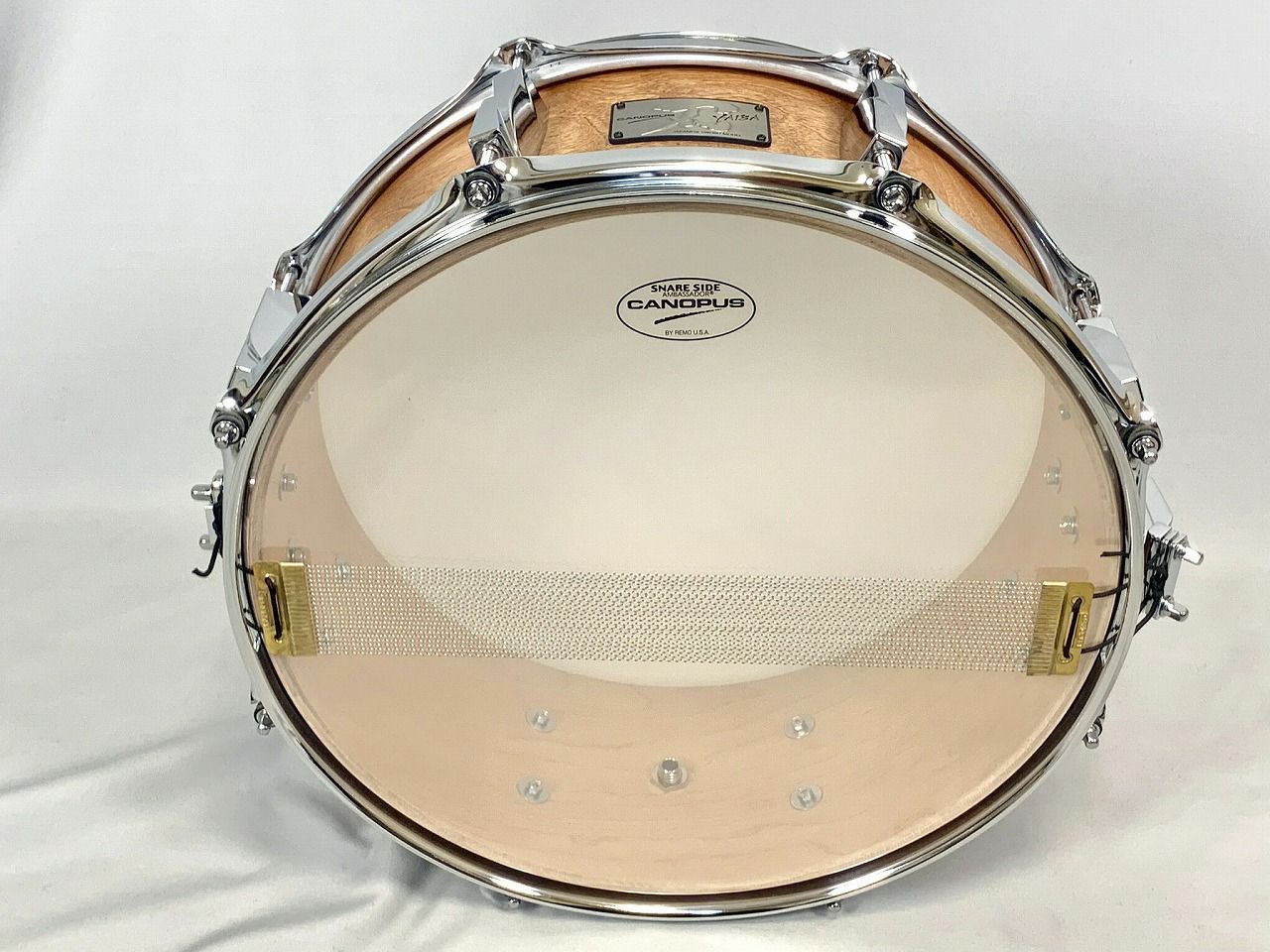 【先着Tシャツプレゼント付き】CANOPUS YAIBA2 JSB-1455 Antique Natural Matt LQ Birch 5.5x14 Snare Drum Mat LQスネアドラム 刃II バーチシェル アンティークナチュラル マットラッカー【Stage Drum SET】刃2