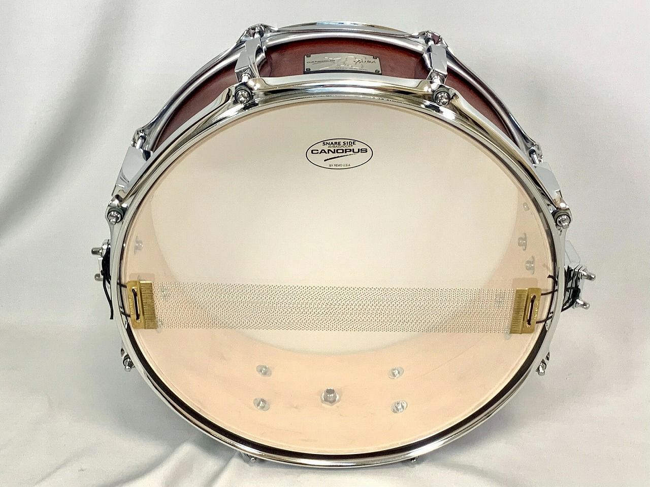 【先着Tシャツプレゼント付き】CANOPUS YAIBA2 JSM-1455 Dark Wine Red Mat Luquer / DWR-LQ Maple 5.5x14 Snare Drumスネアドラム 刃II メイプル シェル ダークワインレッド マットラッカー【Stage Drum SET】刃2