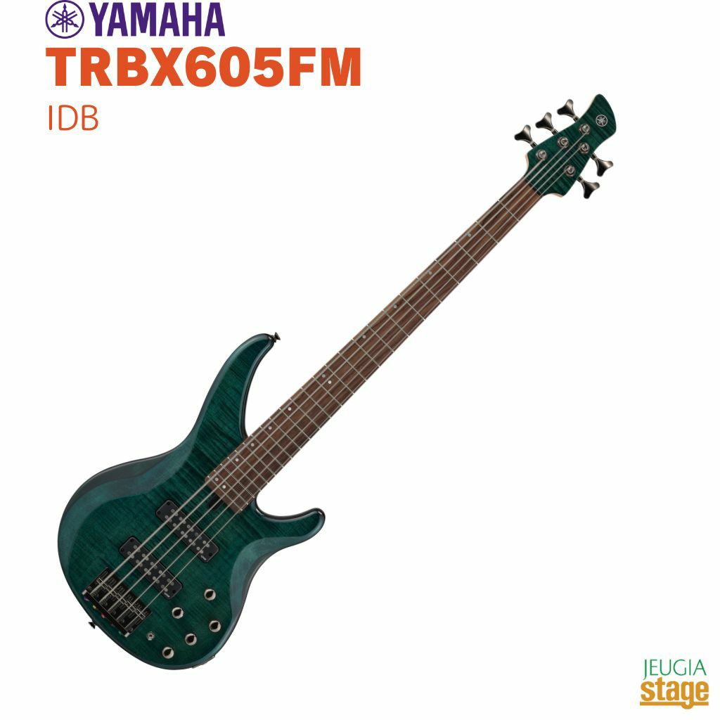 YAMAHA TRBX605FM IDBヤマハ INDIGO BLUE インディゴブルー【Stage Bass】エレキベース エレクトリックベース 青TRBX600シリーズ 5弦ベース