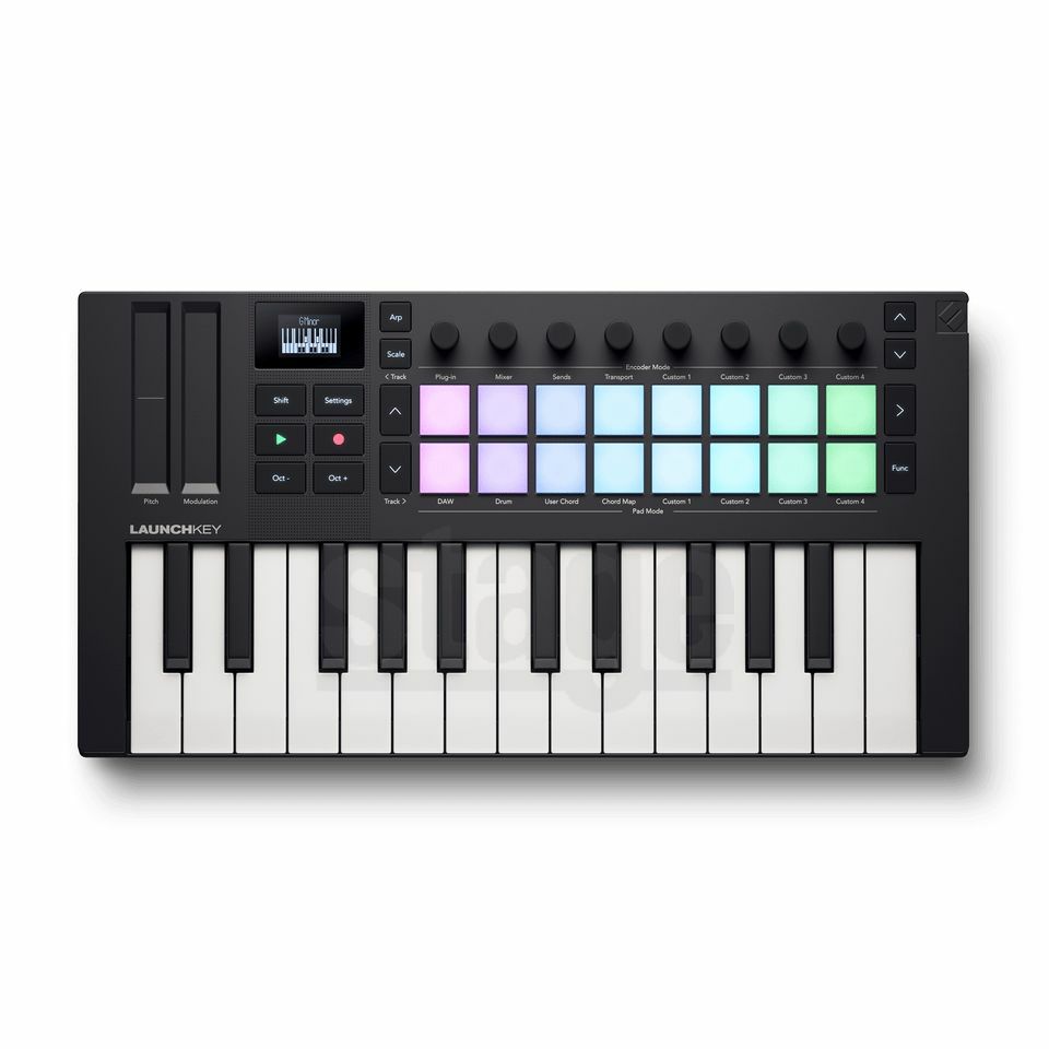 Novation Launchkey Mini 25 Mk4【第4世代】ノベーション ラウンチキー MIDIキーボード 25鍵 DTM DAW【Stage Desk Top Music】