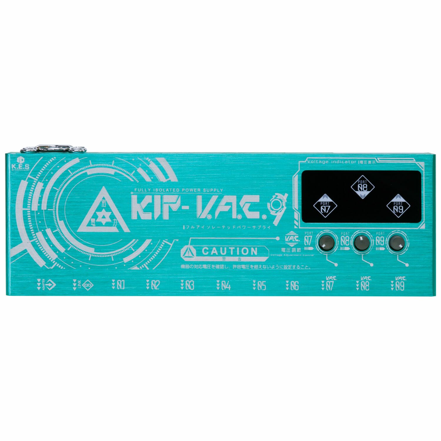 K.E.S ボルテージアジャスト機能付きフルアイソレーテッドパワーサプライ KIP-V.A.C.9KIKUTANI キクタニミュージック パワーサプライ【Stage Guitar Accessory】