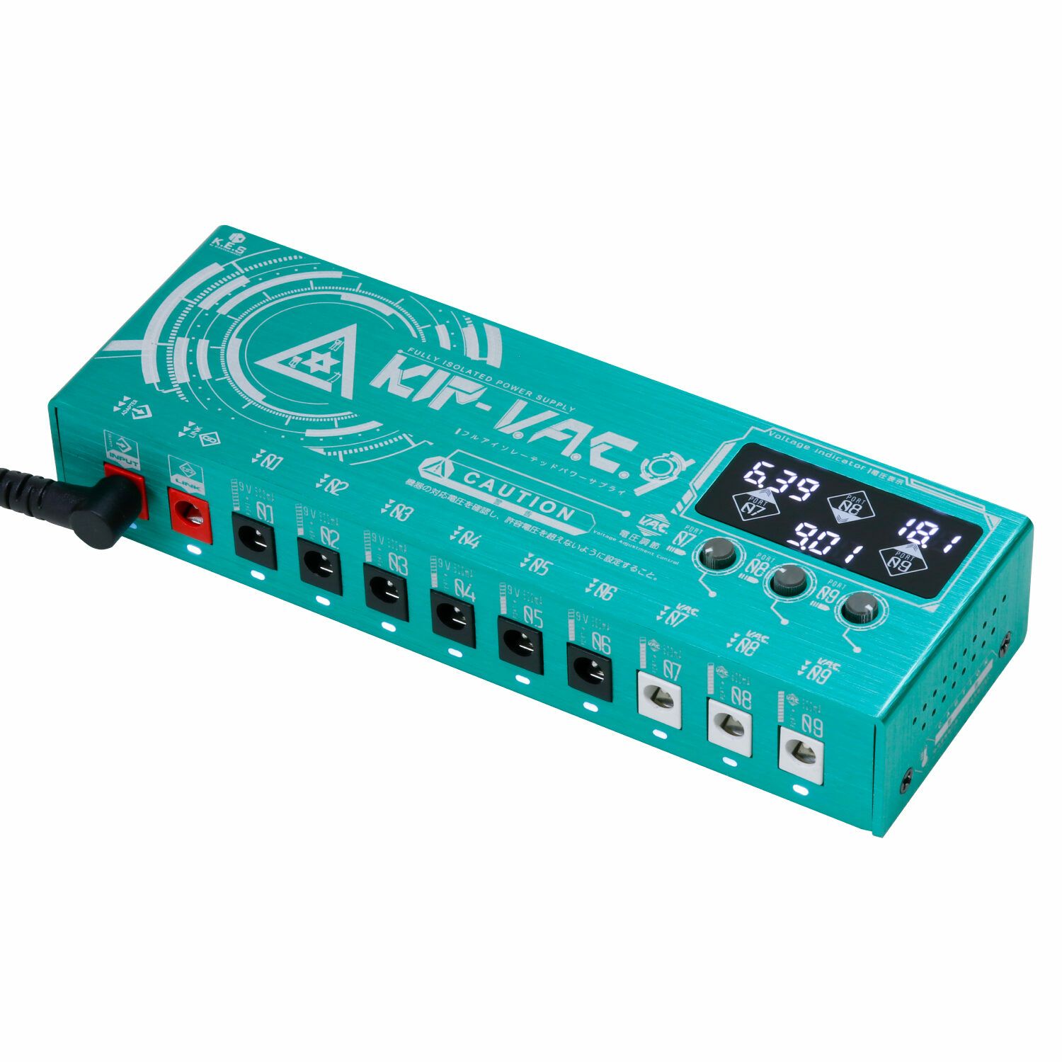 K.E.S ボルテージアジャスト機能付きフルアイソレーテッドパワーサプライ KIP-V.A.C.9KIKUTANI キクタニミュージック パワーサプライ【Stage Guitar Accessory】