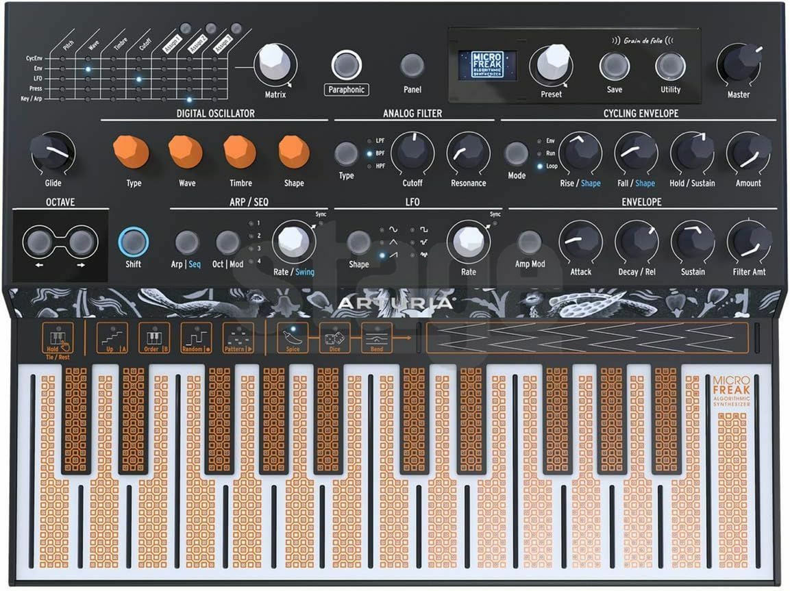 ARTURIA MicroFreakアートリア マイクロフリーク ハイブリッドシンセサイザー【Stage Synthesizer】 小型 25鍵